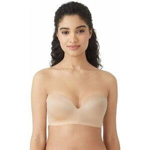 NWOT b.tempt'd 38D Future Foundation Wireless Strapless Bra 954281 Beige 126564